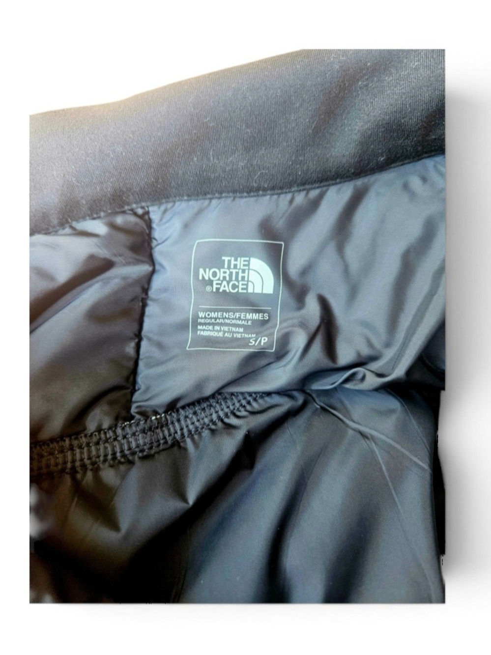 The North Face Bomber Jacket Size Small Stretch Full Zip Thumbhole Cuffs - Picture 5 of 6